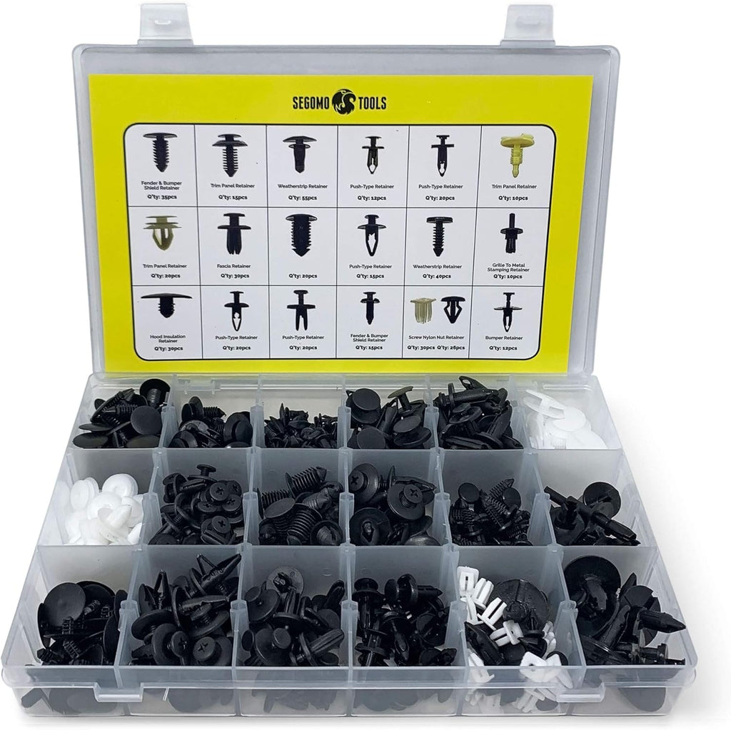 435 Piece Plastic Car Retainer Clips Kit X74629