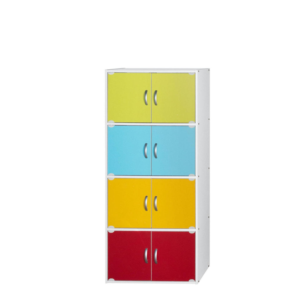 Rainbow 4-Shelf 8-Door Cabinet N847141