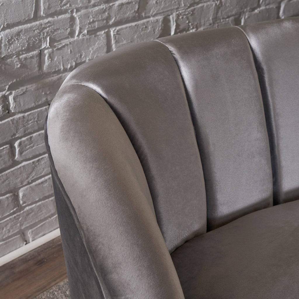 Modern Velvet Club Chairs, Set of 2, Cobalt Blue U144