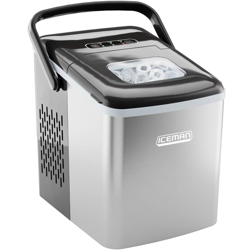 Countertop Bullet Ice Machine 1.3lb Capacity Stainless Steel P437205