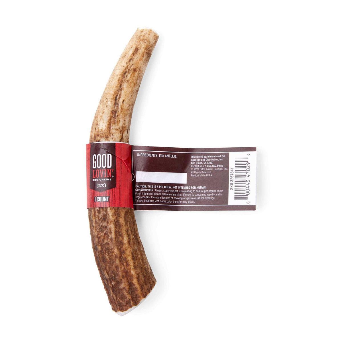 Large Whole Elk Antler Dog Chew X561