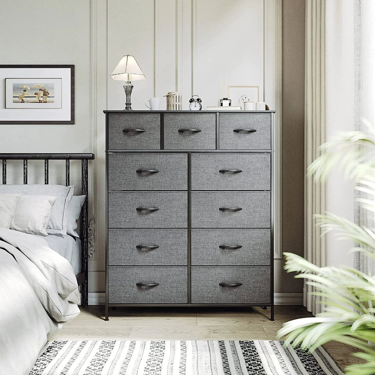 11 Drawer Fabric Dresser H606034