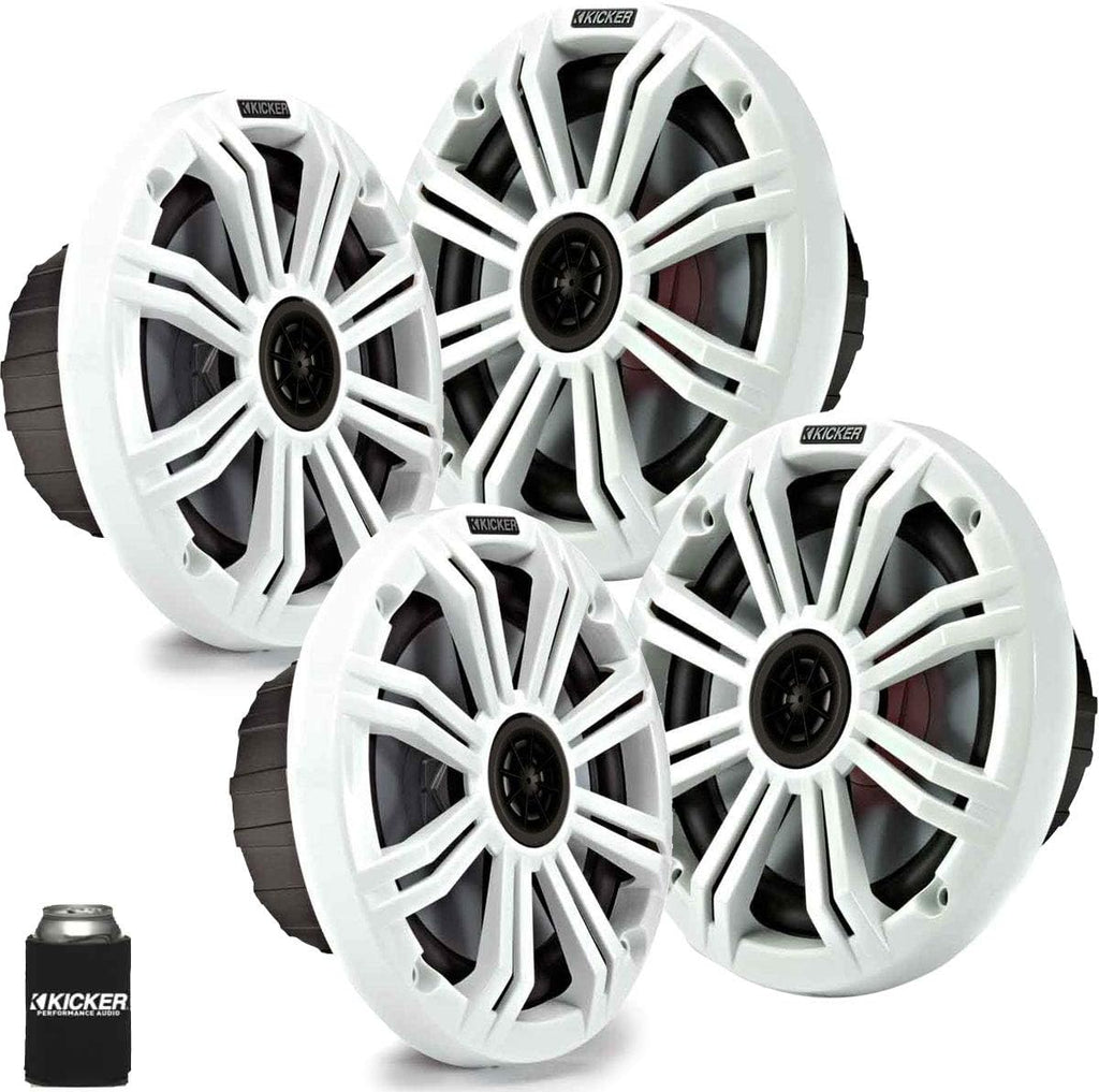 6.5" White Marine Speakers (Qty 4) A498