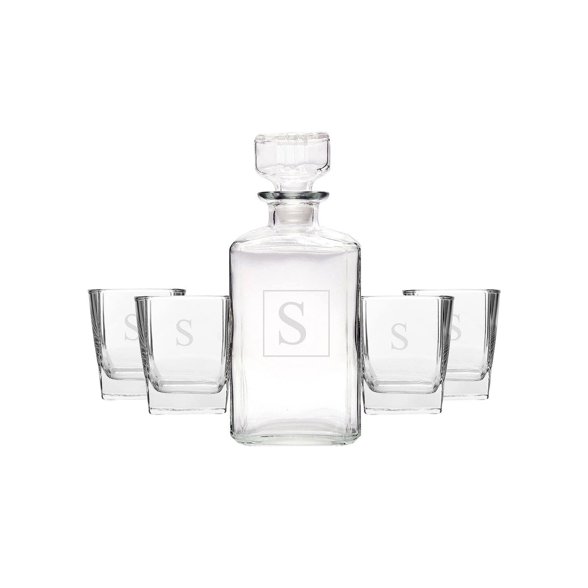 5pc Monogram Decanter Set S167647