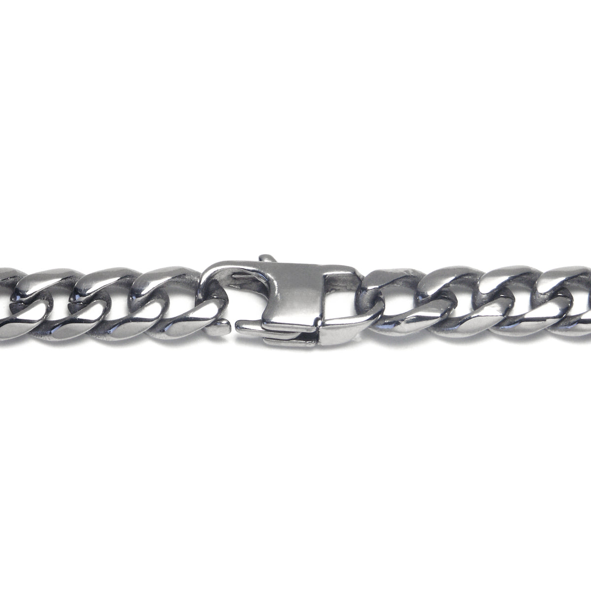 Titanium 7MM Curb Chain Link Necklace 20" W413