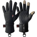 Black Polartec Wind Pro Liner Gloves, Touchscreen Capable C7181