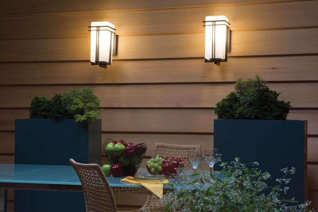 1 Light Black Outdoor Wall Light J3319