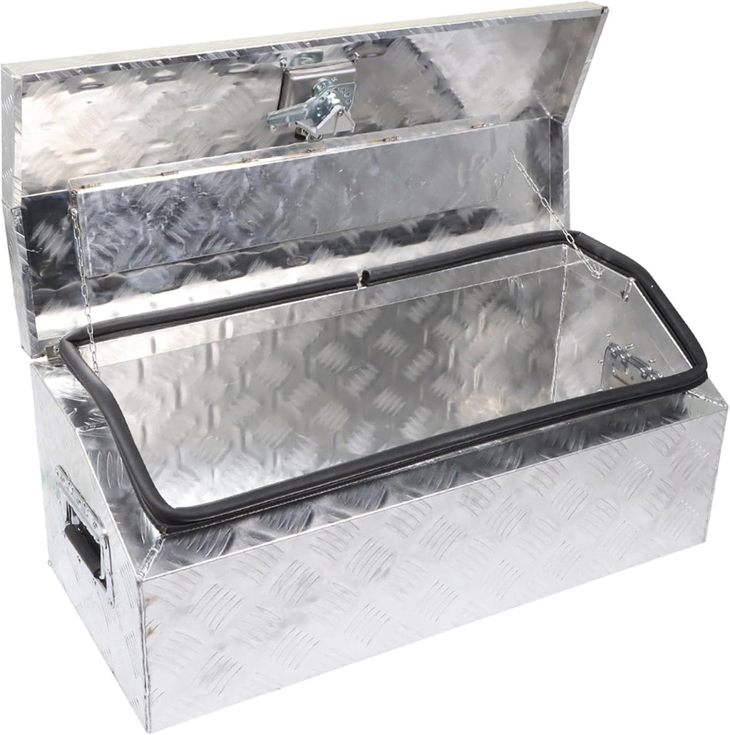 Silver Aluminum Pickup Truck Bed Tool Box C140