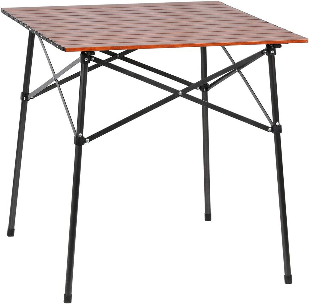 Lightweight Aluminum Folding Square Table with Carry Bag D11303