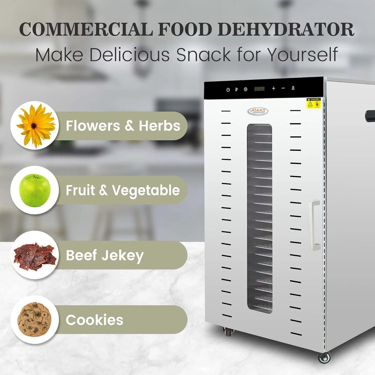 24 Trays Stainless Steel Dehydrator Machine K8708