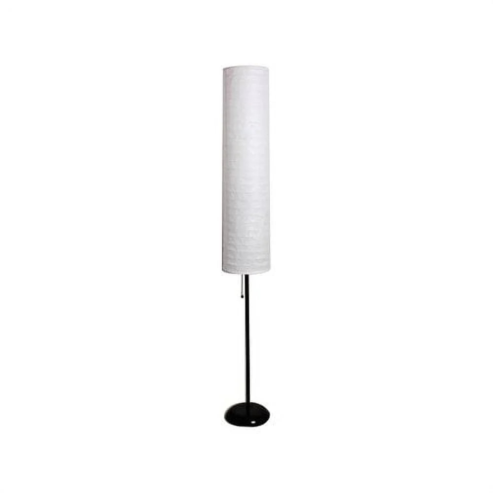 Black Rice Paper Shade Floor Lamp H918150