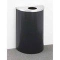 Satin Half Round Waste Receptacle Q4338