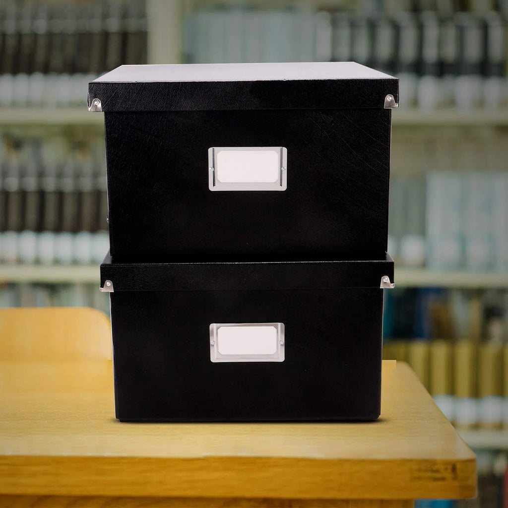 Black 2 PK Letter Legal File Box E131184