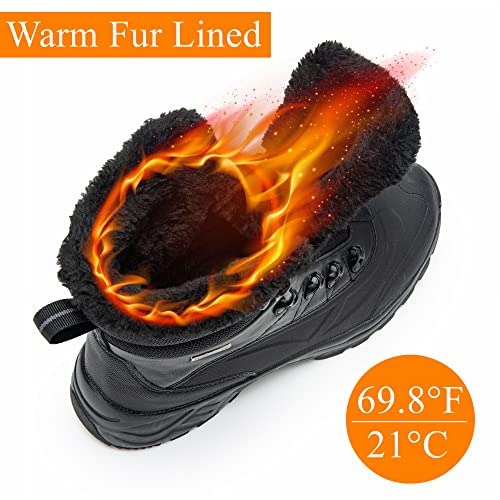 Men's Waterproof Hiking Boots Mid Top Ankle Boots P901