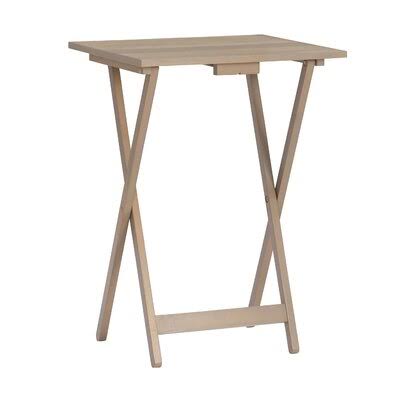 5 Piece Acacia Tray Table Set J658850