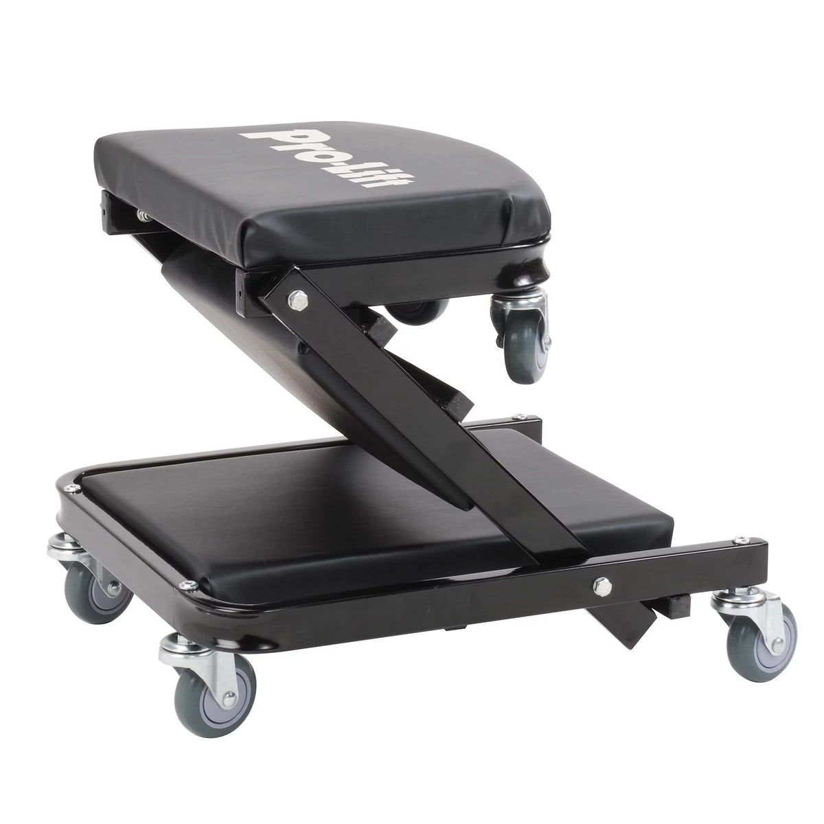 Black 40" Foldable Creeper and Seat Q793749