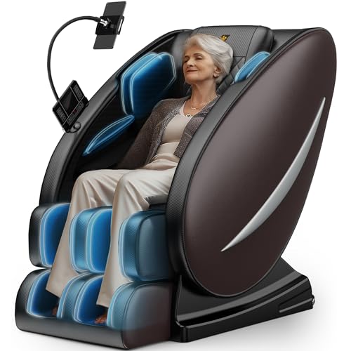 Black Faux Leather Full Body Massage Chair Recliner with Heat Therapy E27158