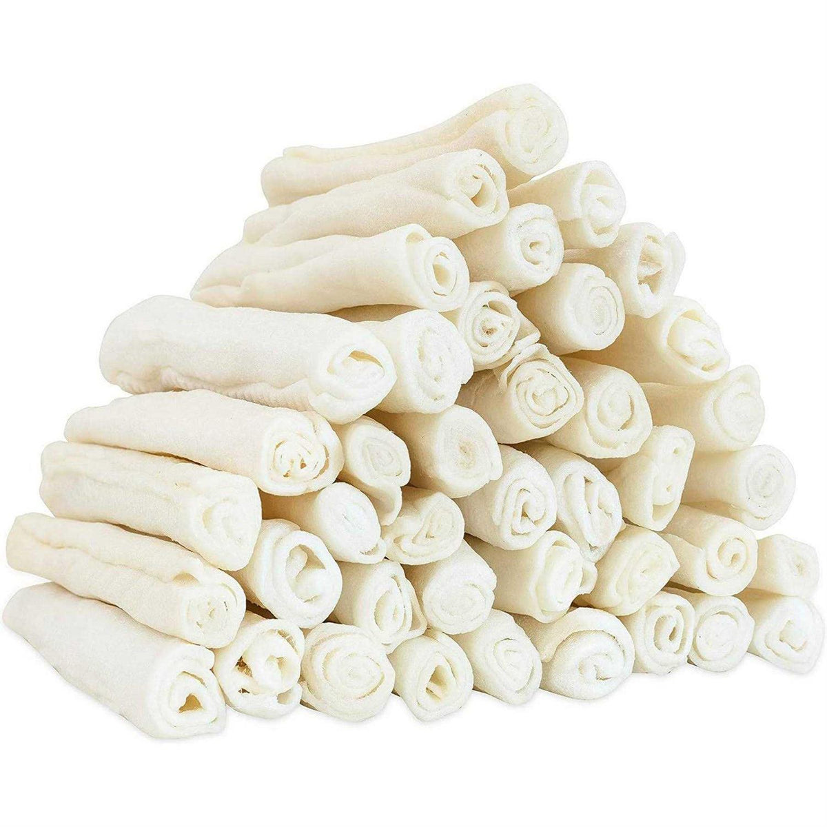 All Natural Rawhide Rolls Dog Chew Treats K2233