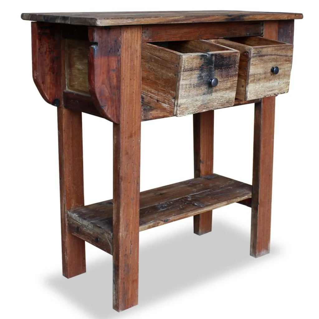 Solid Reclaimed Wood Console Table I1443