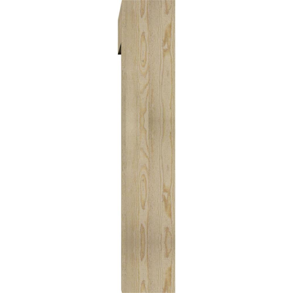 8x22W x 38x22D x 44x22H Douglas Fir Bracket with Offset Brace R3614