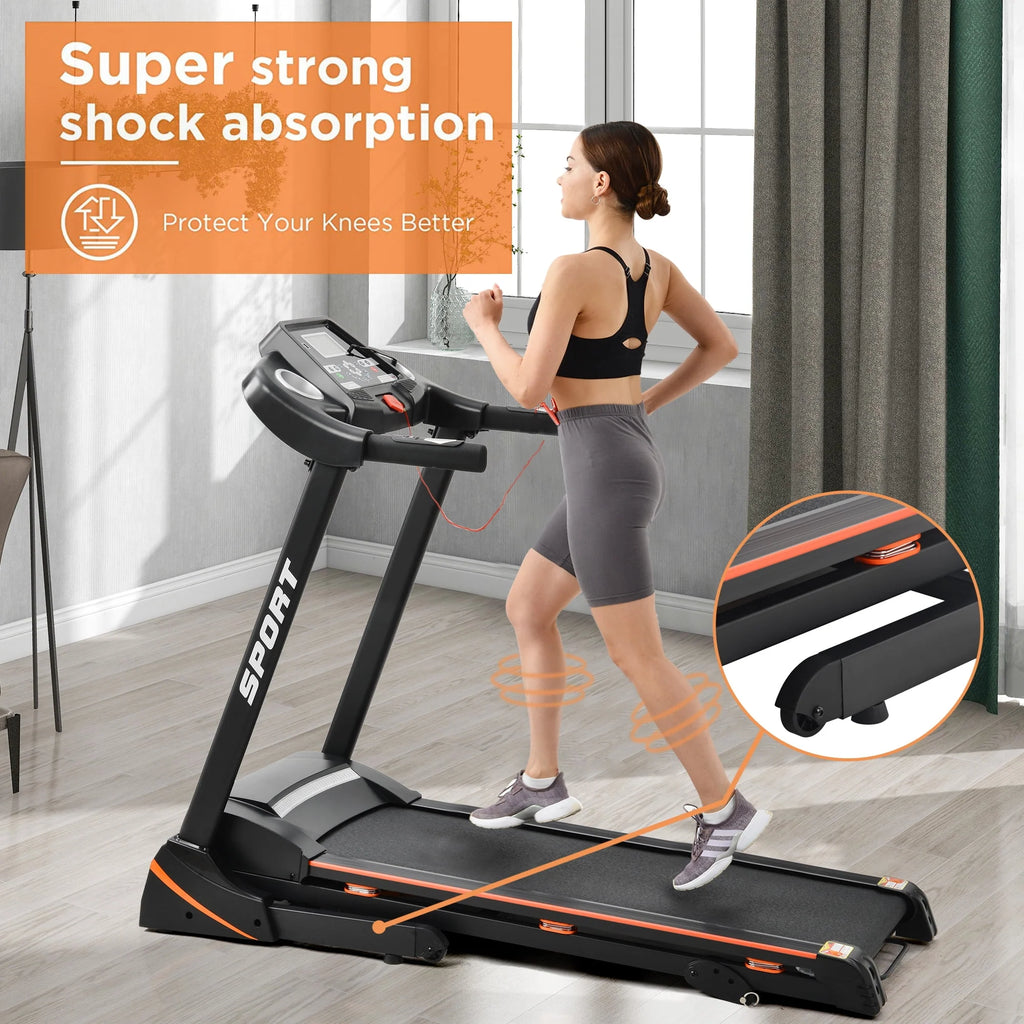 3.5HP Folding Treadmill with Incline B326