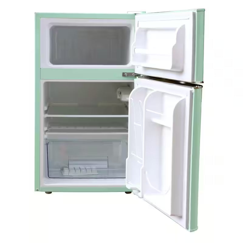 Mint Green 3.2 cu. ft. 2-Door Mini Fridge Z1228