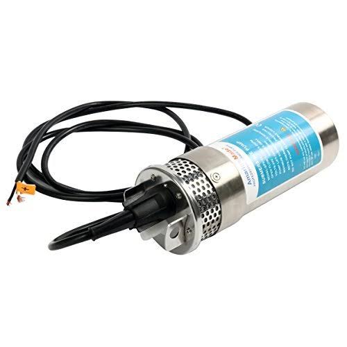 24V Stainless Shell Submersible 3.2GPM Deep Well Water DC Pump F355