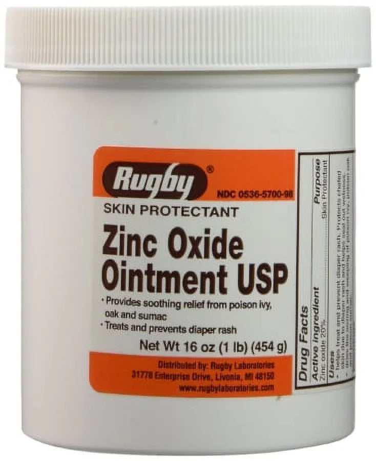 Zinc Oxide Ointment 1 Lb (16oz) Jar D8264