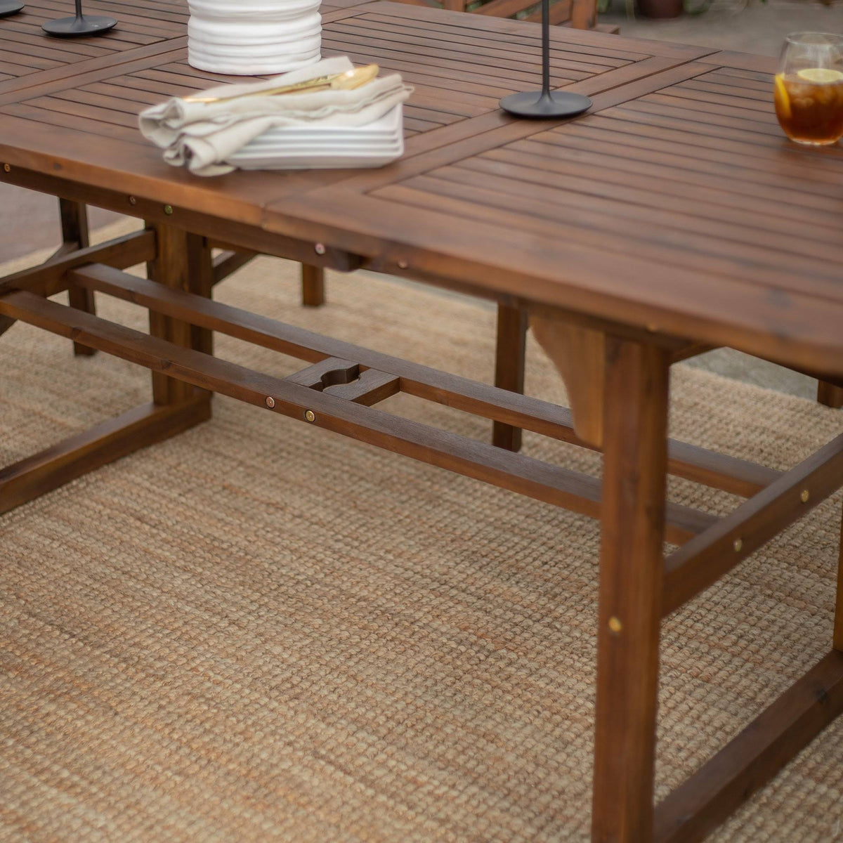 Grey Wash Acacia Outdoor Extension Table C3307