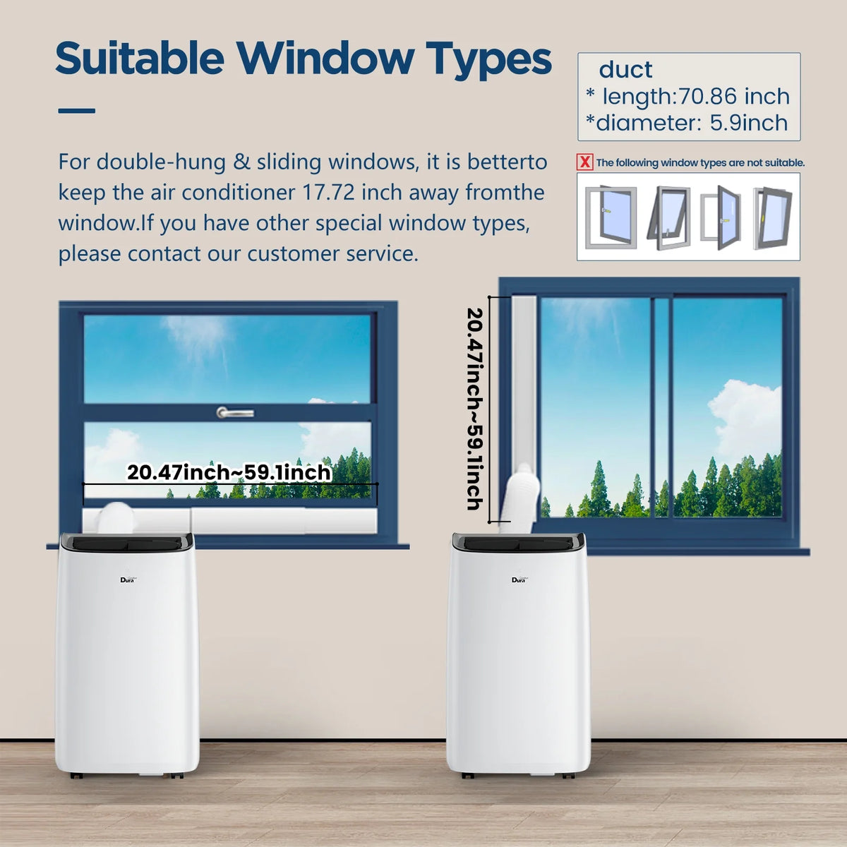 10200 BTU Portable Air Conditioner with Dehumidifier C798