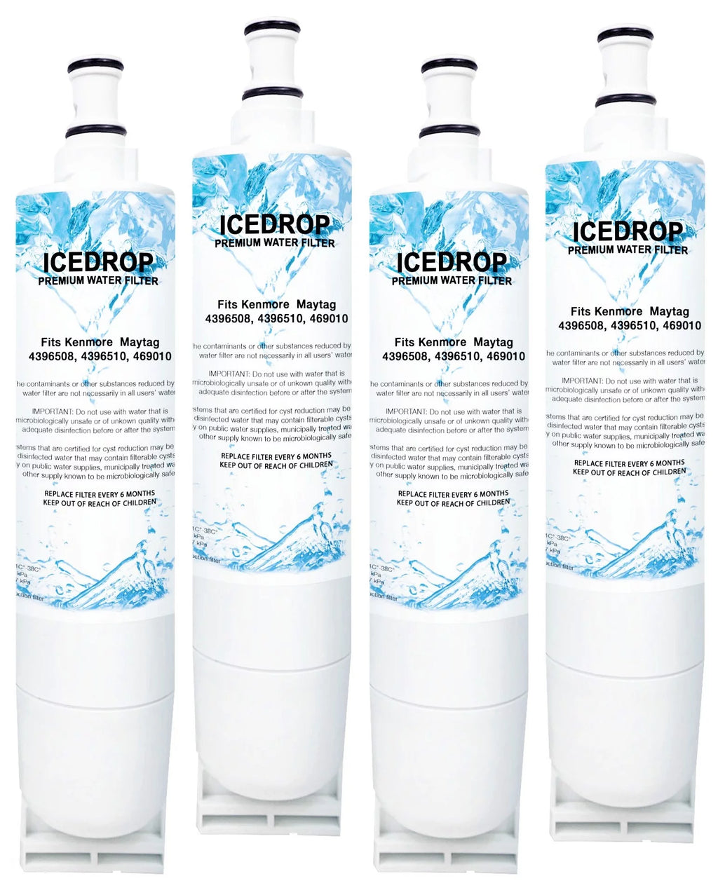 Refrigerator Water Filter 4-Pack C63010
