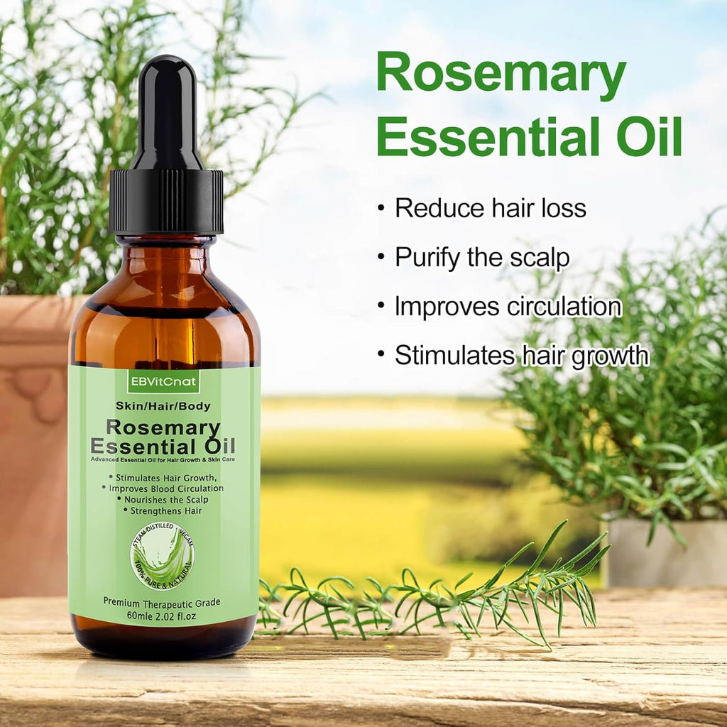 100% Pure Organic Rosemary Essential Oil for Hair K1102