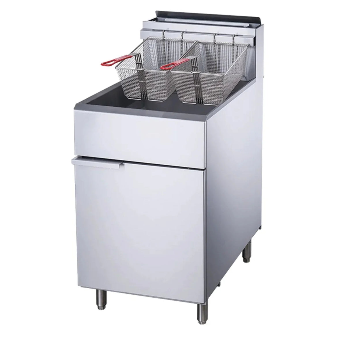 70lb. Natural Gas 5 Tube Burners Deep Fryer M417045