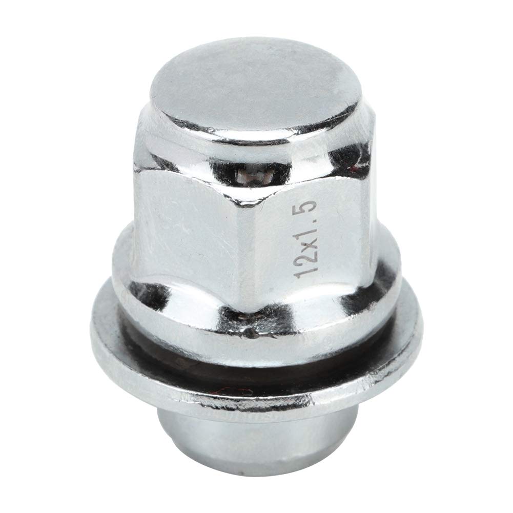 Silver Steel Wheel Nut 20 Pieces D179