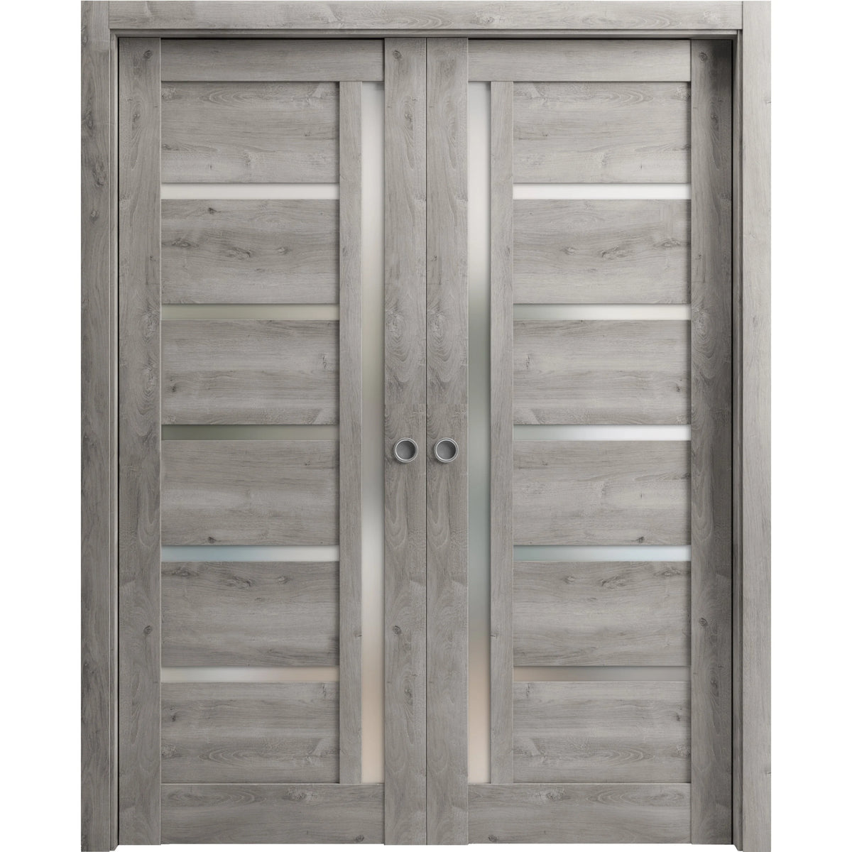 Sliding French Double Pocket Doors 72 x 84 inches Solid Wood Interior Doors X3248