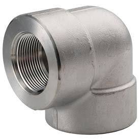 3/8x22 90 Degree Elbow NPT Female Forged Pipe Fitting, Pkg Qty 8 W704