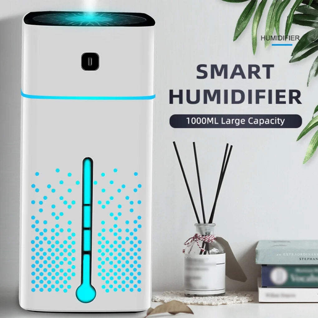 White 1000ml USB Aroma Diffuser Humidifier S226784