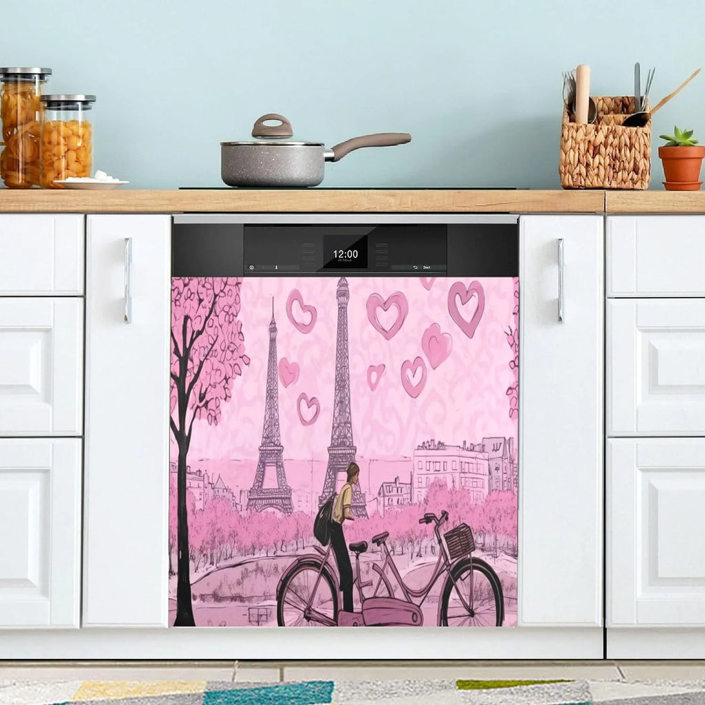 Pink Magnetic Dishwasher Sticker 23x26in G738240