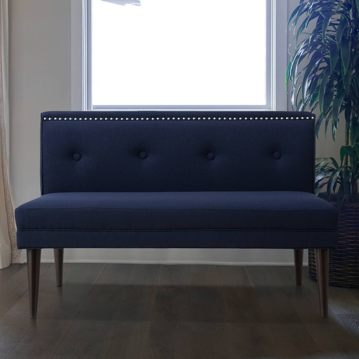 Midnight Blue Accent Settee L47477
