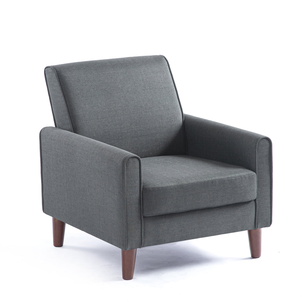 Single Sofa Chair with Four Wooden Legs G16885