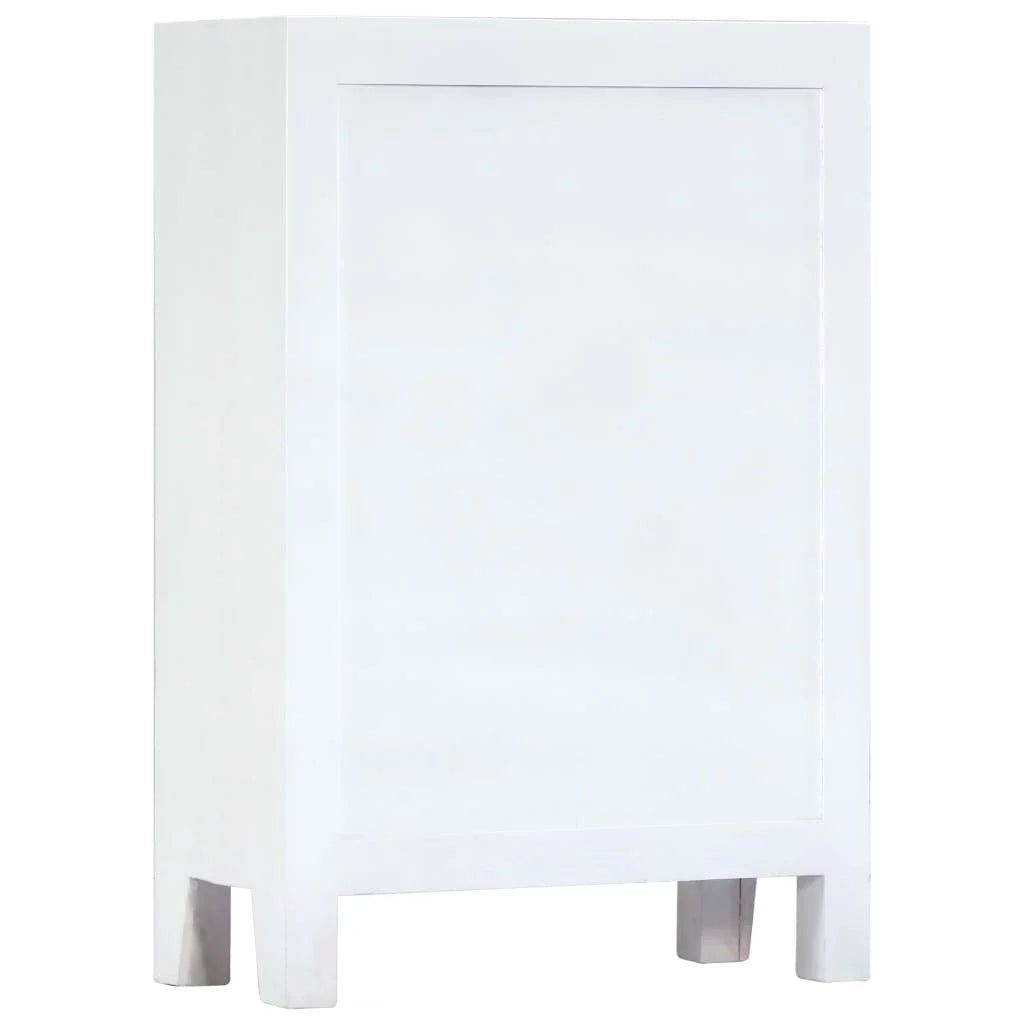 White Solid Mango Wood Sideboard Y71109
