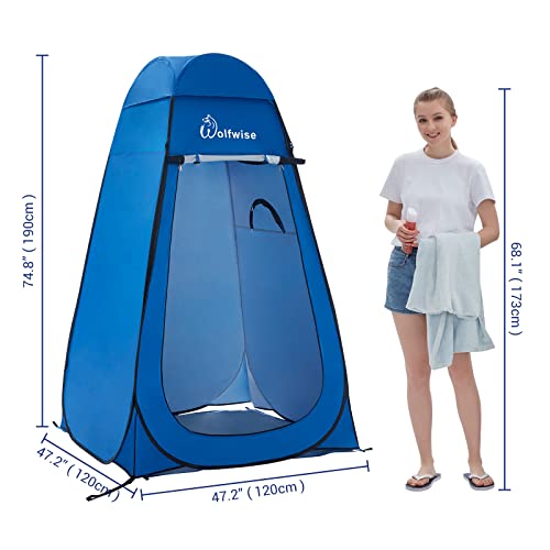 Pop Up Privacy Shower Tent Portable Outdoor Sun Shelter Camp Toilet Changing Dressing Room B756267