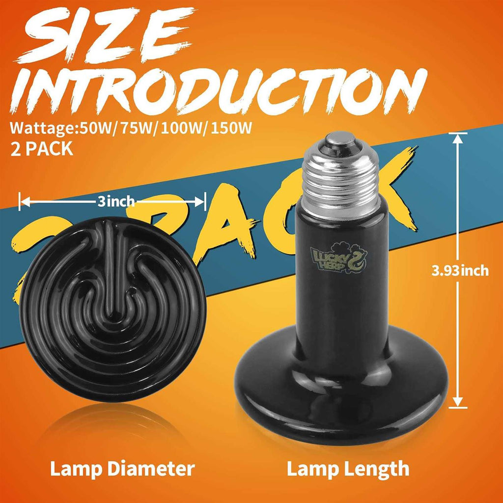 Ceramic Heat Emitter Reptile Heat Bulbs L1297
