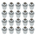 Silver Steel Wheel Nut 20 Pieces D179