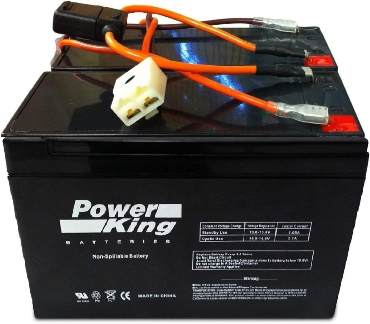 Razor MX350 Dirt Rocket with Replacement Batteries and Battery Wiring Harness D3721