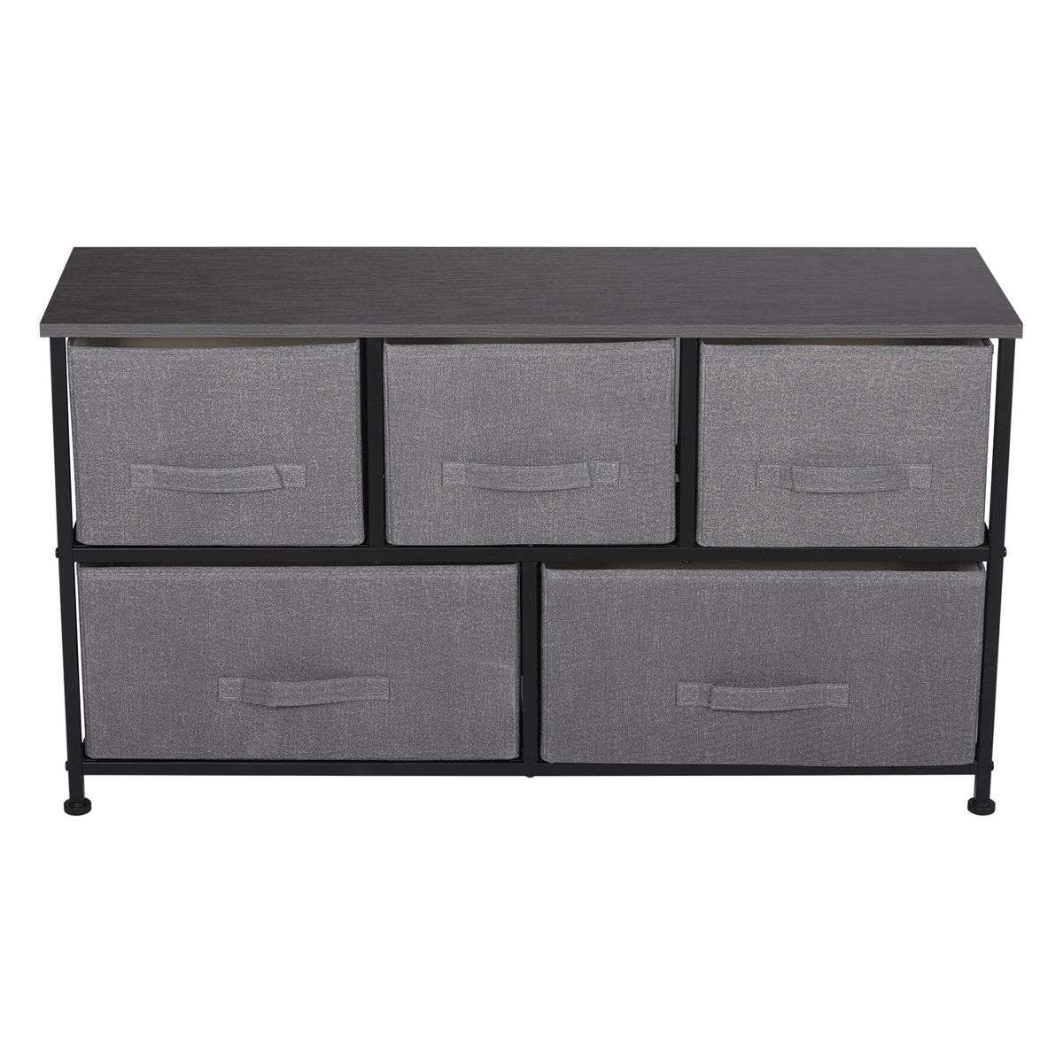 5 Drawers Fabric Dresser Storage Tower C136237