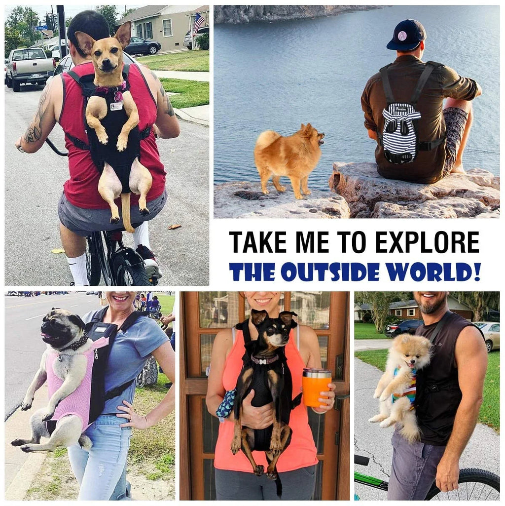 Pet Carrier Backpack Travel Bag for Small Medium Dogs Cats Puppies H750696
