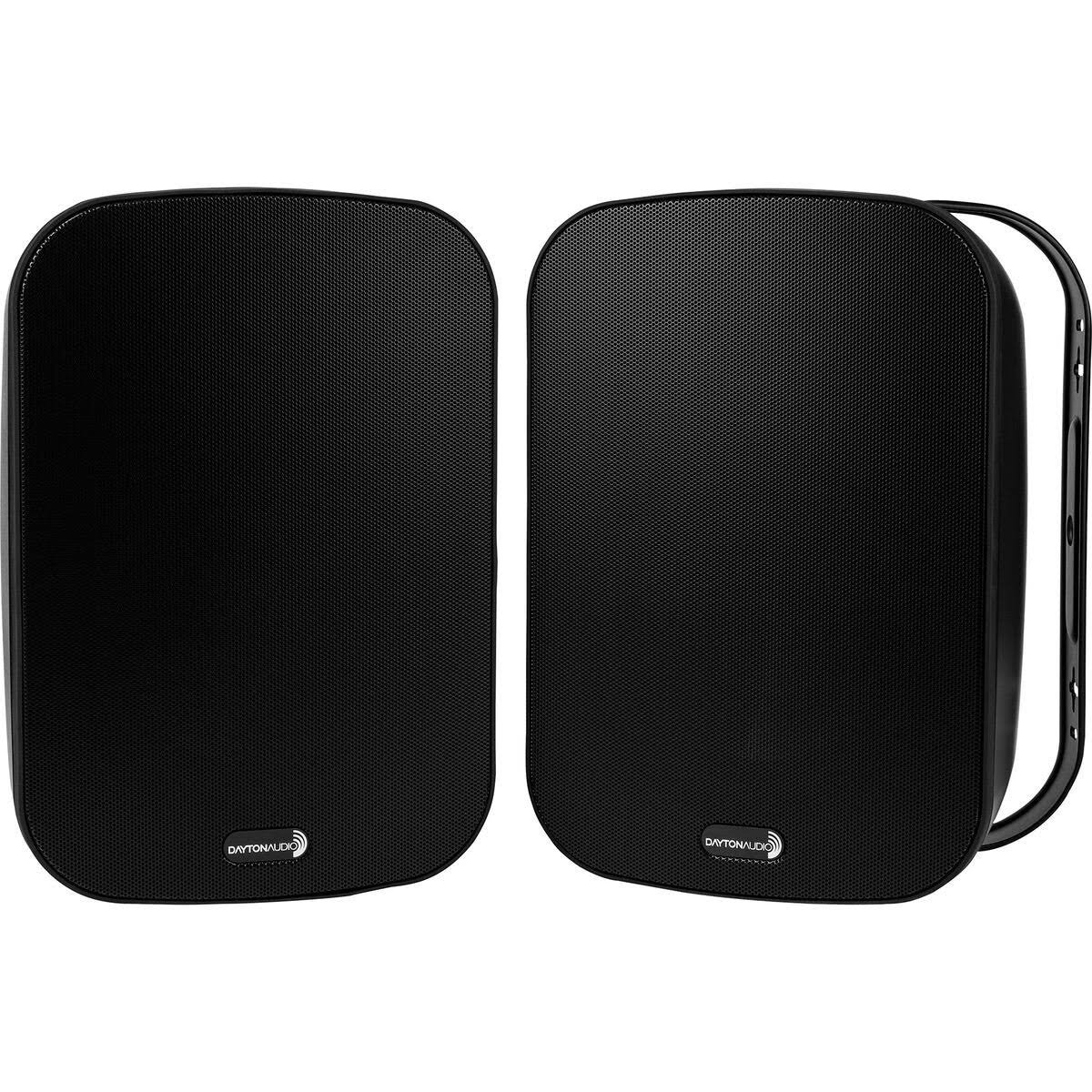 6-1/2" IP66 Indoor/Outdoor 2-Way Speaker Pair Black E7300