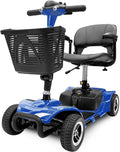 Blue Collapsible 4 Wheel Mobility Scooter P67114