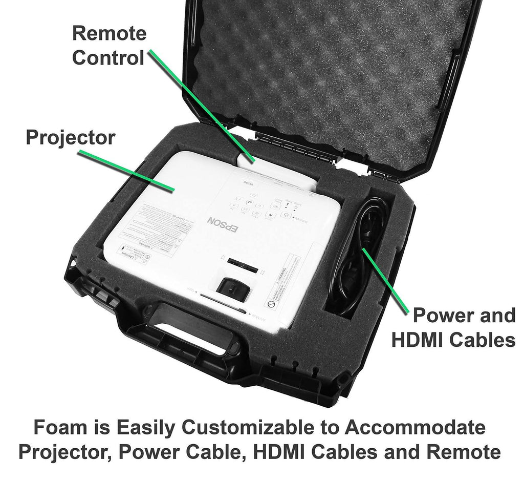 Video Projector Hard Case with Internal Foam O311229